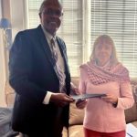 Embajada de Nicaragua en Washington recibe visita de la Delegación Solidaridad con el Pueblo Palestino