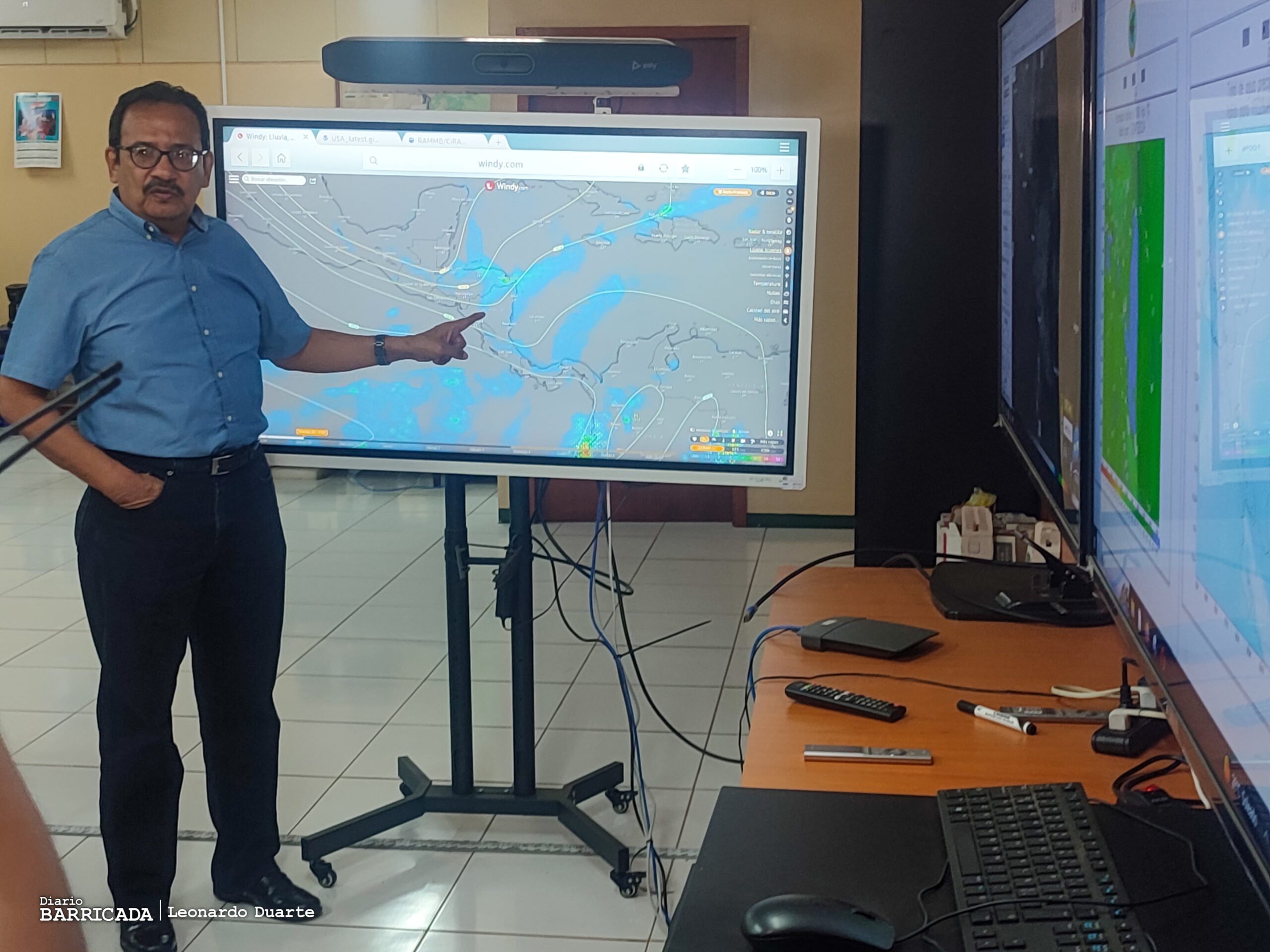 Frente Frío y Condiciones Climáticas en Nicaragua