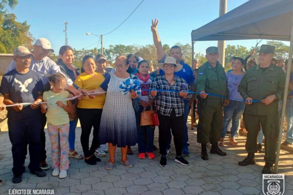 Cuerpo de Ingenieros del Ejército de Nicaragua Transforma Calles en El Rosario