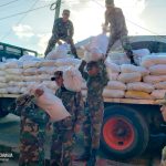 Ejército de Nicaragua Descarga Ayuda en San Carlos