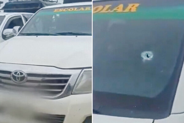 Balean un autobús escolar y asesinan a cuatro personas en un municipio rural en Colombia