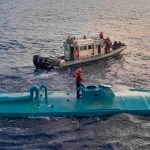 Capturan un semisumergible con toneladas de droga en el límite marítimo entre Colombia y Ecuador