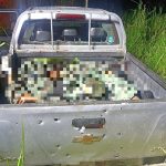 Hallan siete cadáveres con uniformes militares en la cajuela de una camioneta en Ecuador