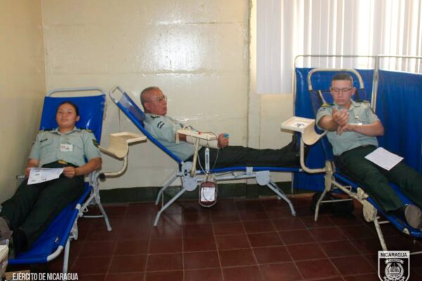 Ejército participa en jornada de donación voluntaria de sangre