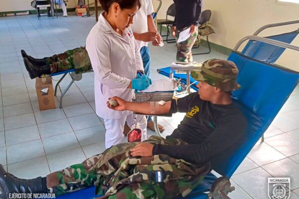 Ejército participa en Jornada Voluntaria de donación de sangre