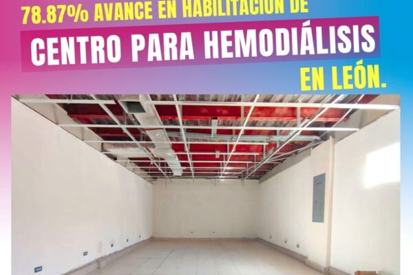 Avanza construcción del Centro Nacional para Hemodiálisis en León