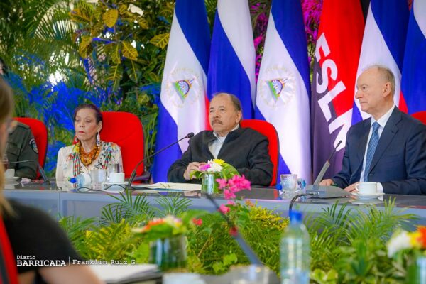 Reunión Especial del Presidente-Comandante Daniel y la Cra Vicepresidenta Rosario Murillo, con el General Nikolay Patrushev, Secretario del Consejo de Seguridad de la Federación de Rusia.