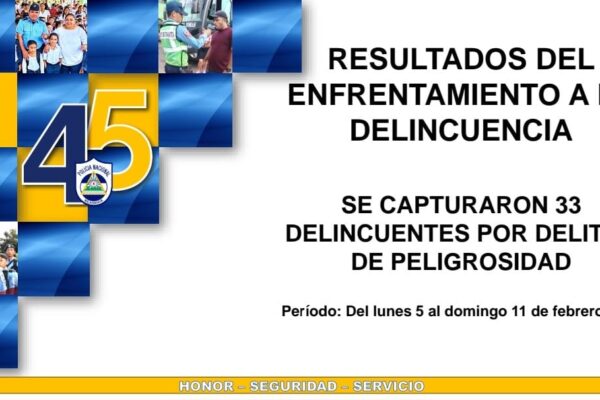 Policía Nacional, continúa garantizando seguridad a las familias nicaragüenses