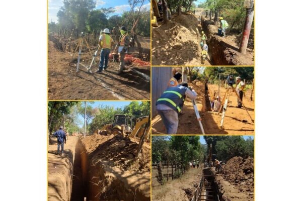 Avanza proyecto de alcantarillado en Chinandega
