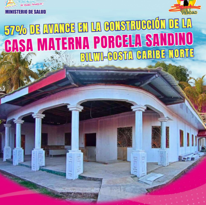 Avanza construcción de casa materna en Bilwi