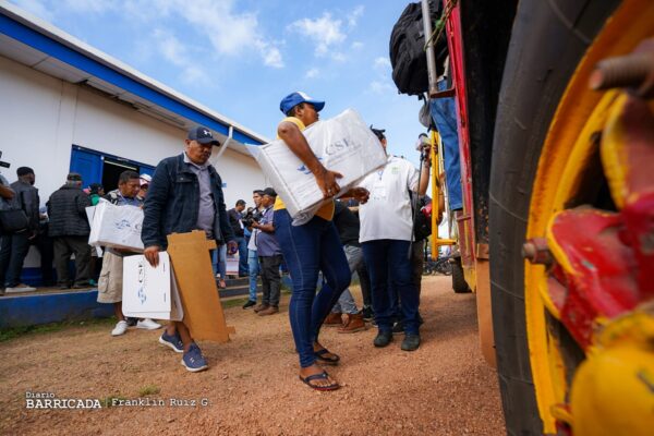 Garantizan distribución de material electoral en la Costa Caribe Norte