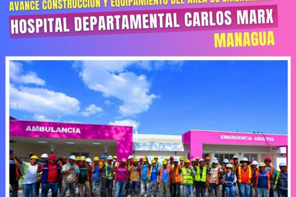 Avanza construcción del a hospital Departamemtal Carlos Marx