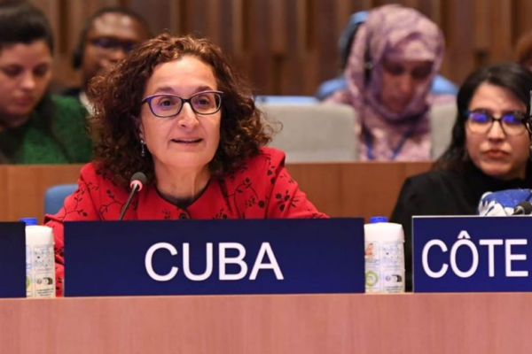 Denuncia Cuba ante Unesco bloqueo de EEUU y agresión a Palestina