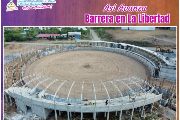 Avanza construcción de Barrera Municipal en La Libertad