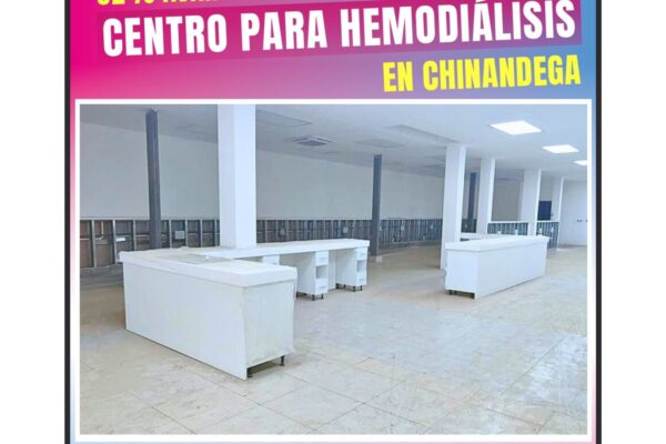Casi listo el Centro para Hemodiálisis en Chinandega