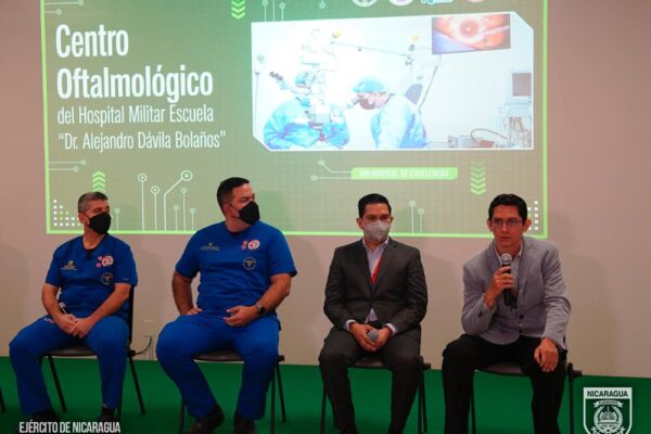 Ejército de Nicaragua presenta su nuevo Centro Oftalmológico