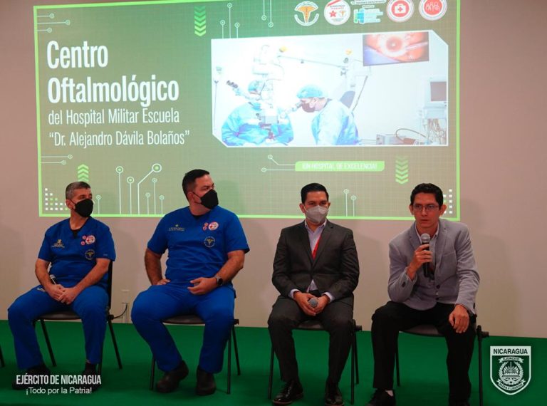 Ejército de Nicaragua presenta su nuevo Centro Oftalmológico