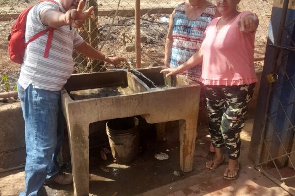 GRUN restablece servicios de agua potable en El Ayote