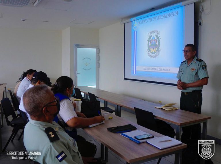 Ejército de Nicaragua impulsa capacitación en gestión de riesgos y atención sanitaria