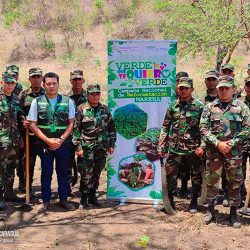 Brigada de Infantería Mecanizada lidera jornada ecológica en la laguna de Nejapa