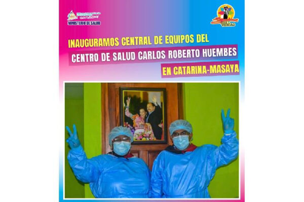 Inauguran Central de Equipos del Centro de Salud Carlos Roberto Huembes en Catarina