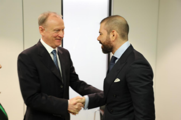 Delegación nicaragüense se reúne con el Secretario del Consejo de Seguridad de Rusia en San Petersburgo