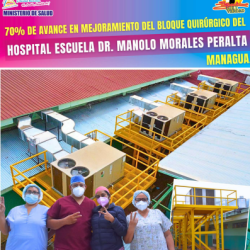 Avances en Salud: Hospital Escuela Doctor Manolo Morales de Managua mejora quirófanos