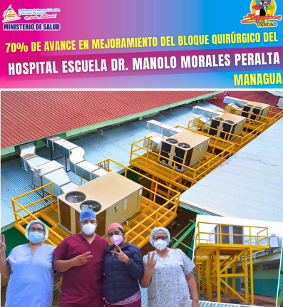 Avances en Salud: Hospital Escuela Doctor Manolo Morales de Managua Mejora sus Quirófanos