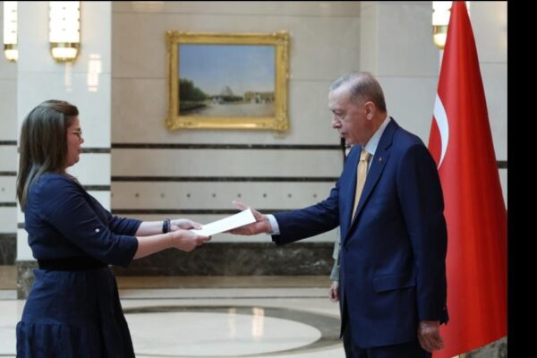 Cra. Tatiana García Silva presentó Cartas Credenciales como Embajadora en Turquía
