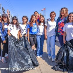 Atletas de Managua Celebran a la Madre Tierra con Jornada Ambiental