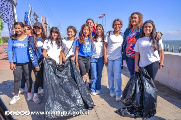 Atletas de Managua Celebran a la Madre Tierra con Jornada Ambiental