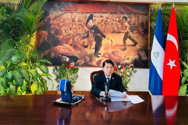 GRUN condecora con Orden José de Marcoleta a Embajadora de Türkiye en Nicaragua