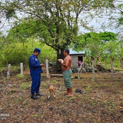 Fuerza Naval visita zonas vulnerables en en Ometepe