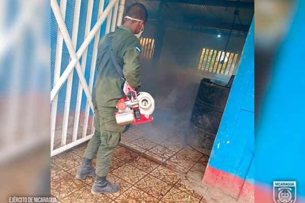 Batallón Ecológico “Bosawas” participó en Jornada de Abatización y Fumigación