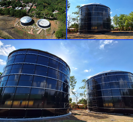 Nuevos tanques de almacenamiento de agua en León