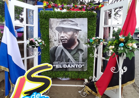 Chinandega honra al Cmdte Germán Pomares Ordóñez “El Danto”