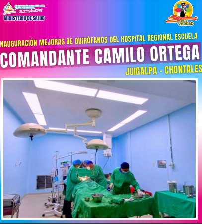 Mejoran quirófanos en el Hospital Cmdte. Camilo Ortega en Juigalpa
