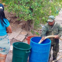 Ejército de Nicaragua Abastece Agua Potable a Comunidades