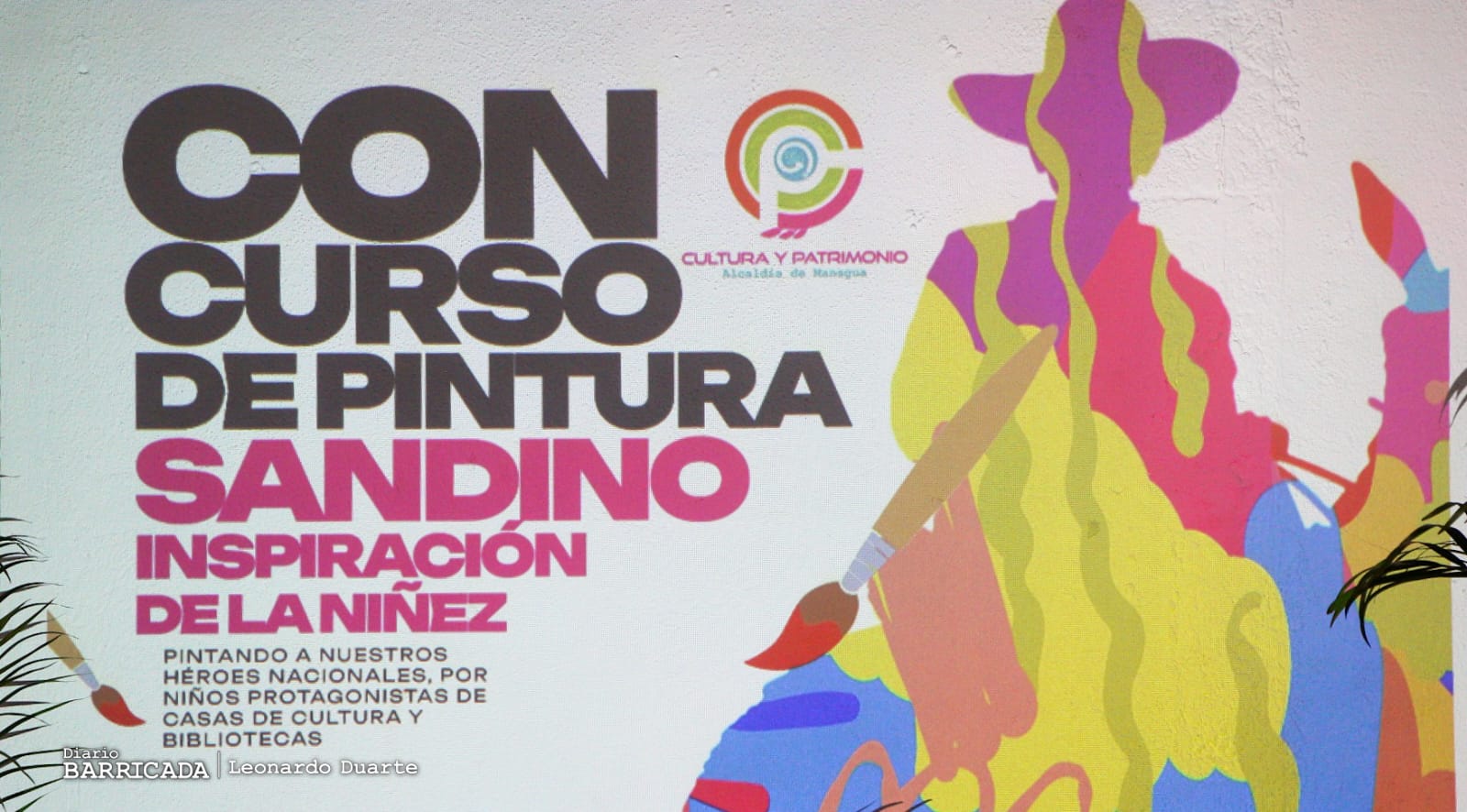 Convocatoria abierta: Concurso de pintura ‘Sandino Inspiración de la Niñez’