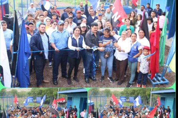 ENACAL inaugura mejoras en el servicio de agua potable en La Trinidad