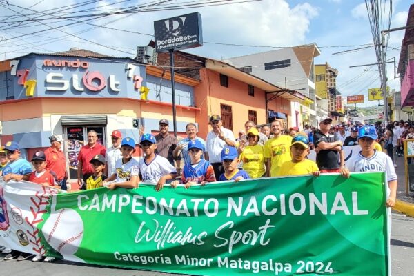 Inauguraron campeonato de pequeñas ligas WilliamSport en Matagalpa