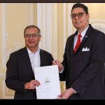 Cro. Harold Delgado es acreditado en Colombia como Embajador de Nicaragua