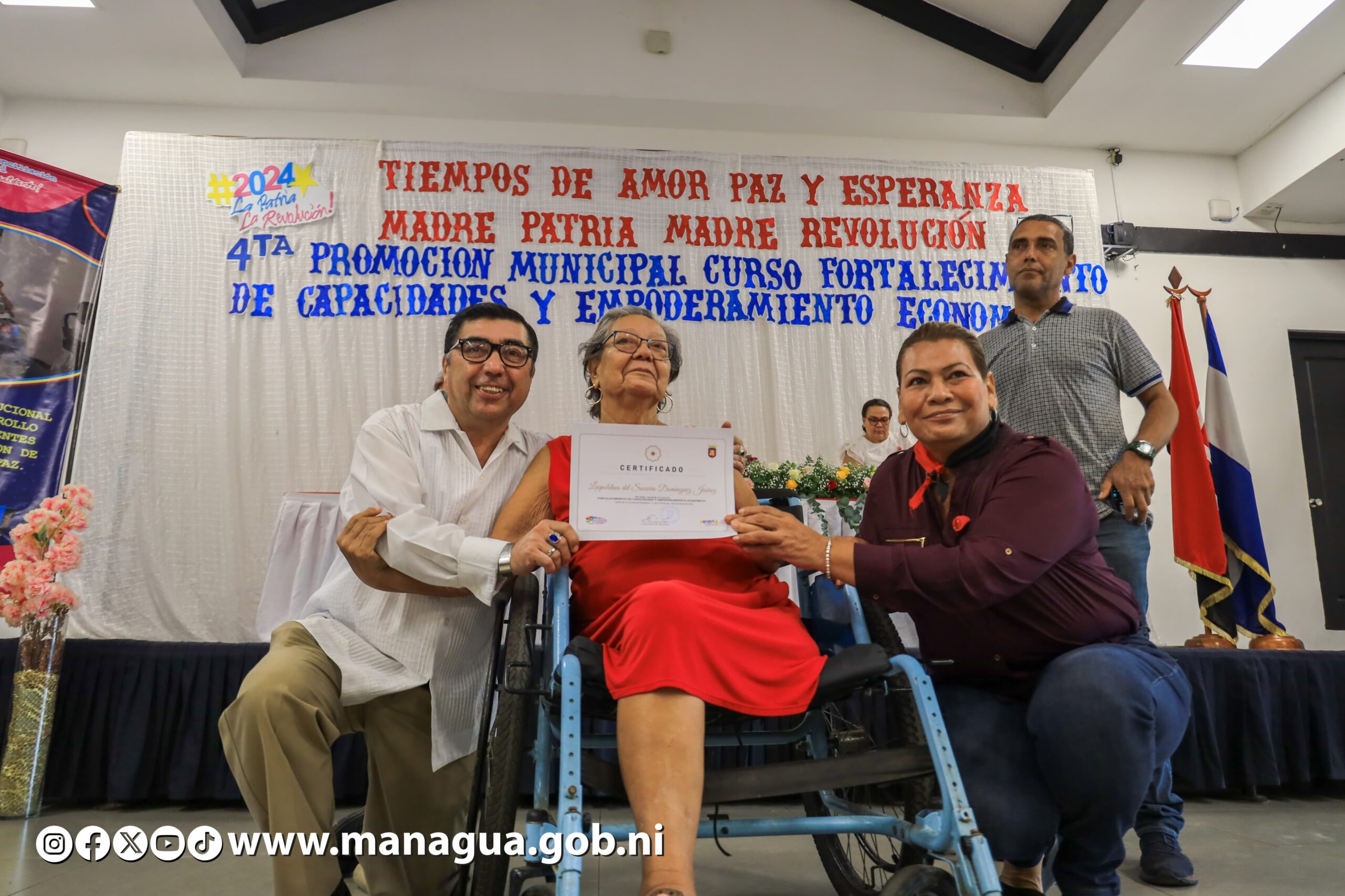 Alcaldía de Managua Certifica a más de 100 Protagonistas de Escuelas de Oficio