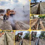 Avanza el saneamiento de aguas residuales en Ciudad Darío