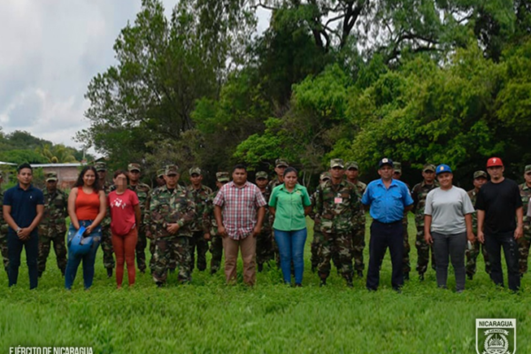 Ejército de Nicaragua e INAFOR Inician Jornada de Reforestación en Matagalpa