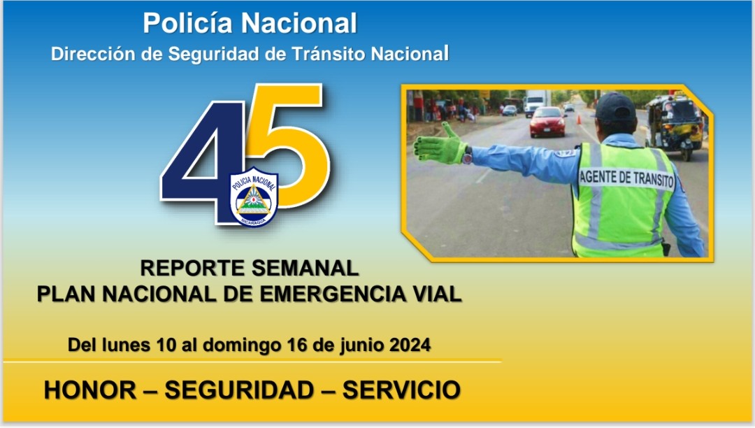 Resumen Semanal del Plan Nacional de Seguridad Vial: Acciones y Resultados