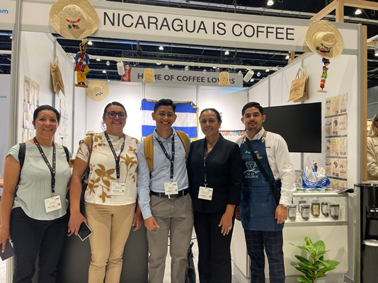 Café Nicaragüense brilla en World of Coffee de Copenhague 2024