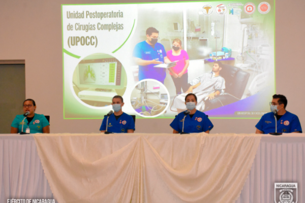 Ejército de Nicaragua realiza lanzamiento de la unidad Post Operatoria en Hospital Militar Escuela “Dr. Alejandro Dávila Bolaños”