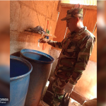 Ejército de Nicaragua participa en jornada de abatización para prevenir enfermedades a la población