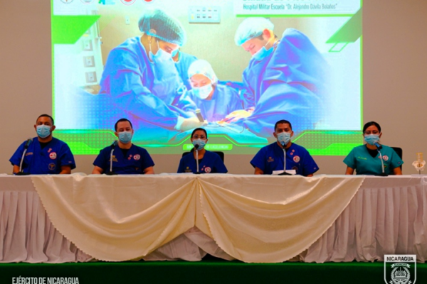Ejército de Nicaragua Inaugura lanzamiento de la unidad de piso pélvico en Hospital Militar Escuela “Dr. Alejandro Dávila Bolaños”